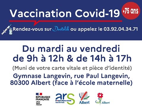 visuel centre vaccination covid - pr actu janvier 2021