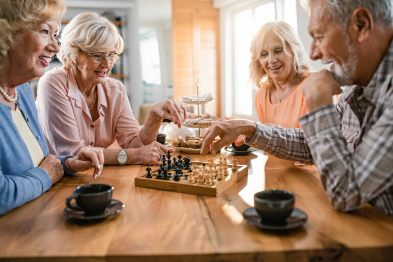 séniors jeux échecs