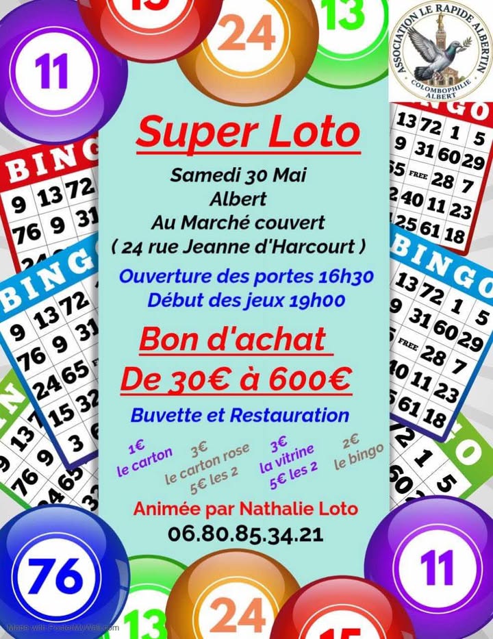 loto le rapide albertin affiche